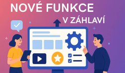 nové funkce v záhlaví