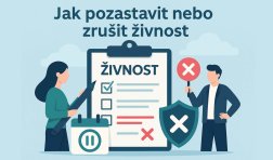 jak pozastavit nebo zrušit živnost