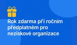 rok zdarma pro neziskovky