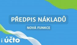 nová funkce předpis nákladů