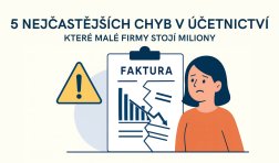 5 nejčastějších chyb v účetnictví